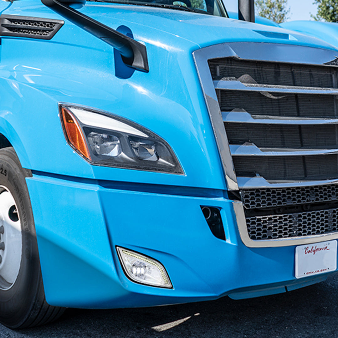 34 LED Black Fog Light With LED Light Bar For 2018-2024 Freightliner Cascadia - Driver