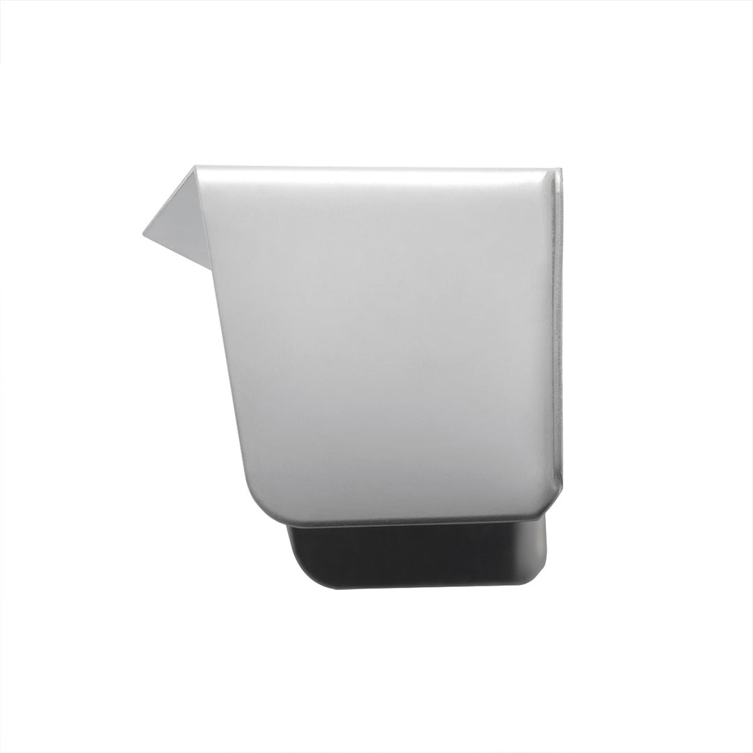 Stainless Steel Visor For 4" x 6" Rectangular Headlight, Flat Top Style