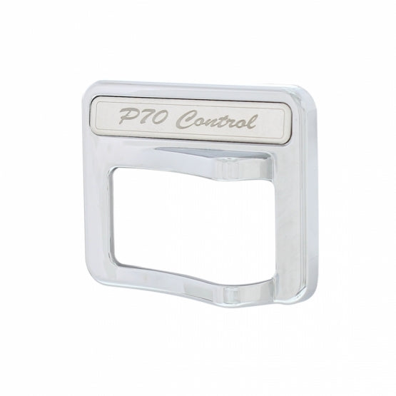 Chrome Rocker Switch Cover For Peterbilt 579 (2013-2019) &amp; 567 (2014-2018) - PTO Control