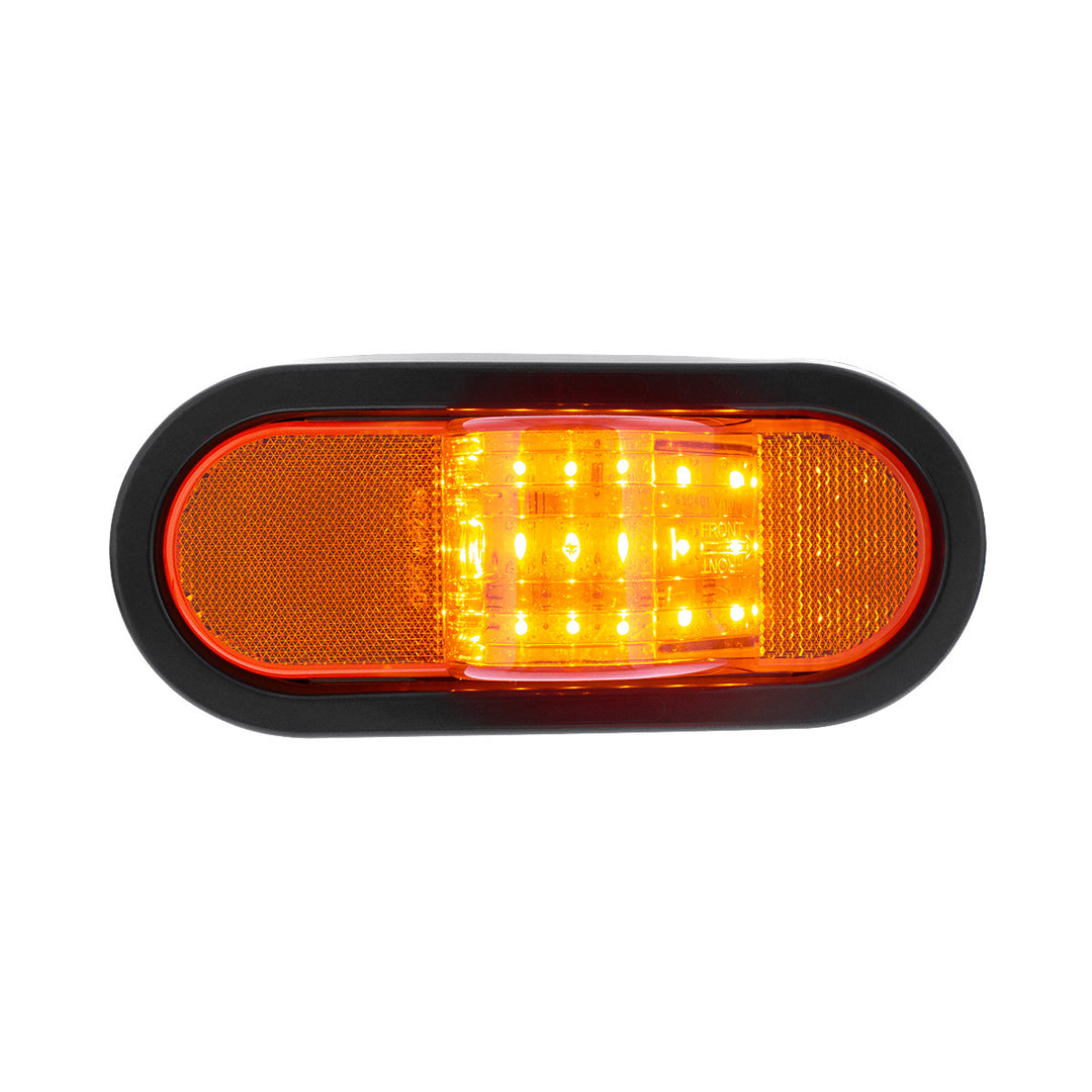 18 LED Mid - Trailer Turn Signal Light Kit - Amber LED/Amber Lens