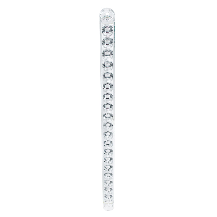 19 LED 12" Reflector Light Bar (Stop, Turn &amp; Tail) - Red LED/Clear Lens (Bulk)