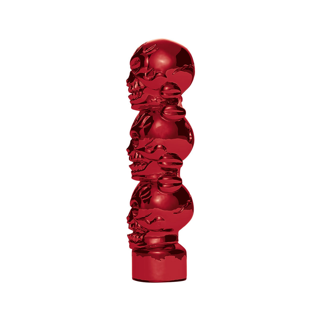 1/2" - 13 Thread-On 3 Skull Candy Color Shift Knob - Candy Red