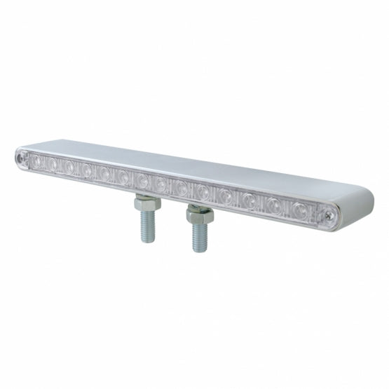 28 LED 12" Double Face Light Bar - Amber LED/Clear Lens