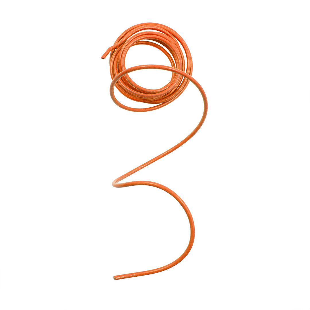 Primary Wire - Rated 80°C 10 AWG, Orange 8 Ft.