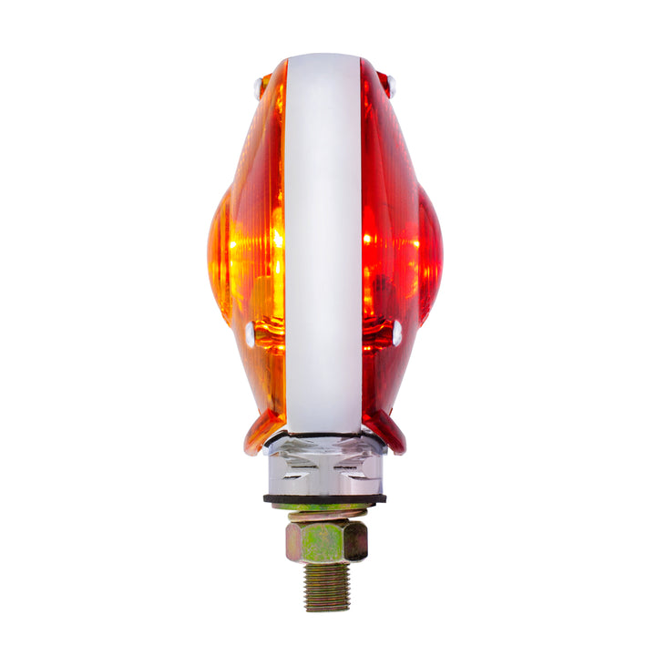 Double Face Turn Signal Light With 1157 Bulb - Amber &amp; Red Lens