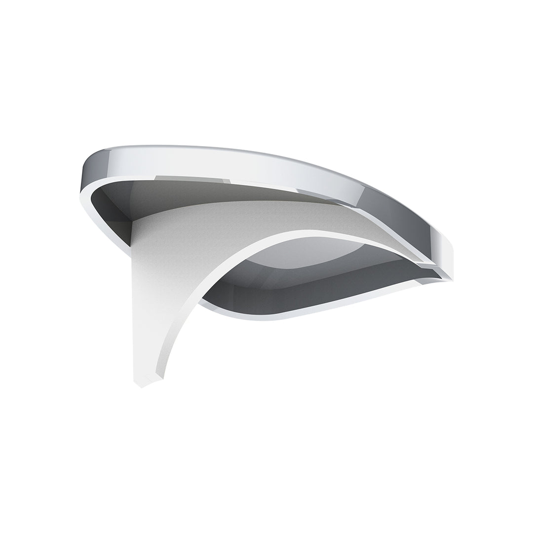 Plastic Cover For 9/10/13/15/18 Speed Gearshift Knob - Liquid Silver