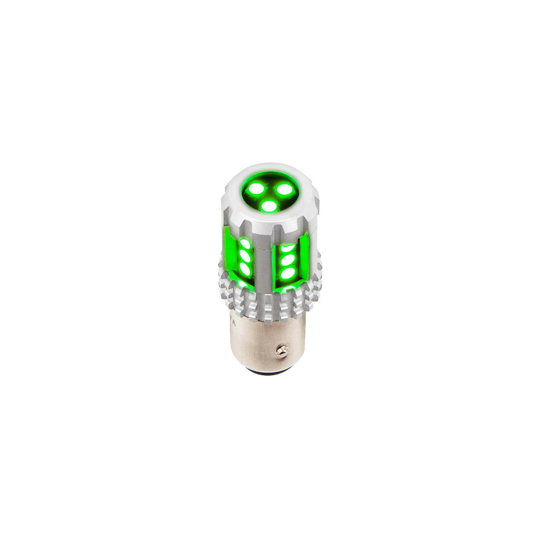 High Power 18 LED 1157 Bulb - Green