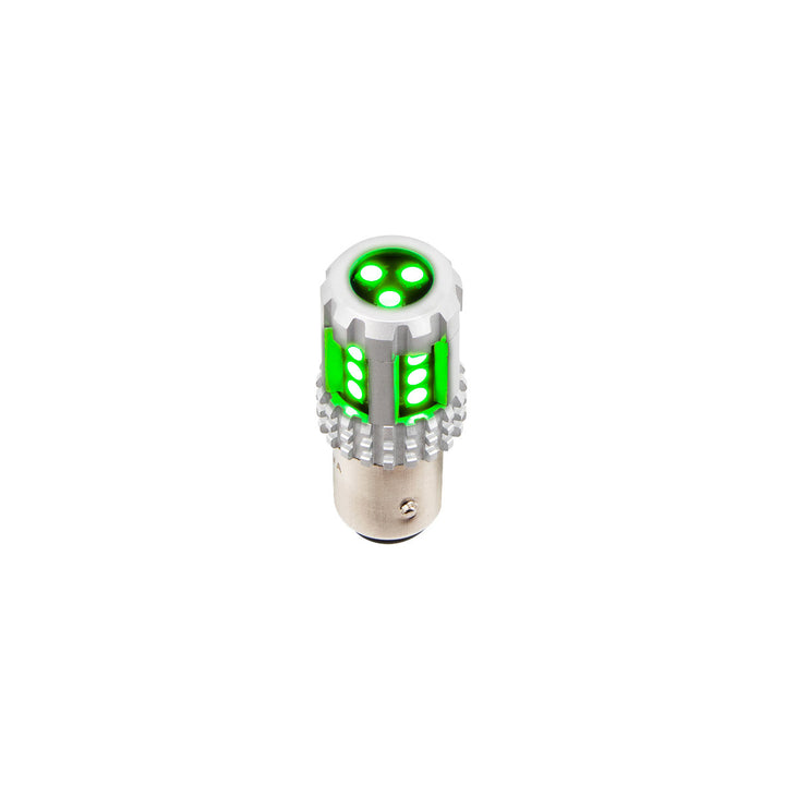 High Power 18 LED 1157 Bulb - Green