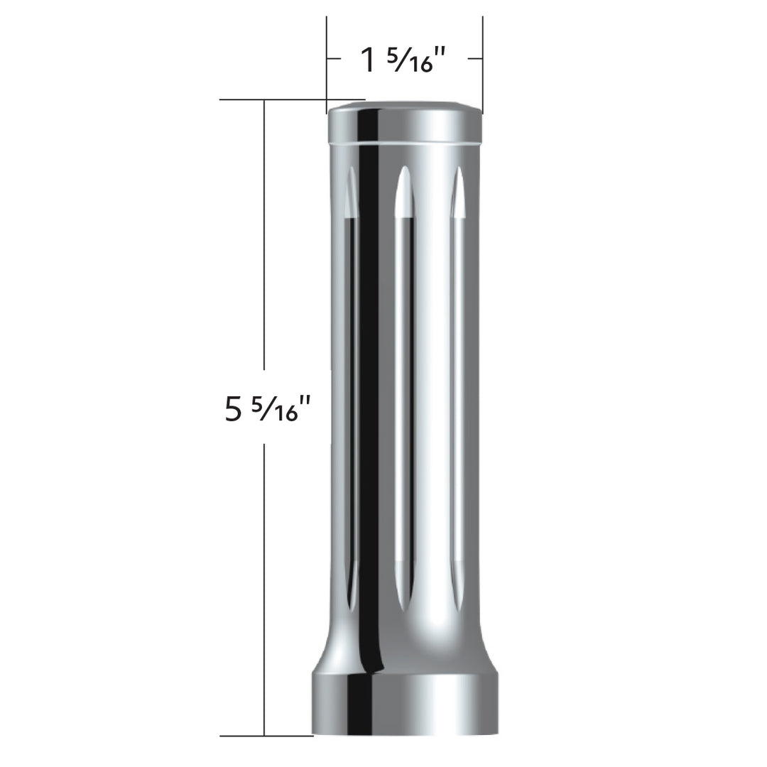 M30 x 3.5 Thread-On Dallas Style Gearshift Knob - Chrome (Bulk)