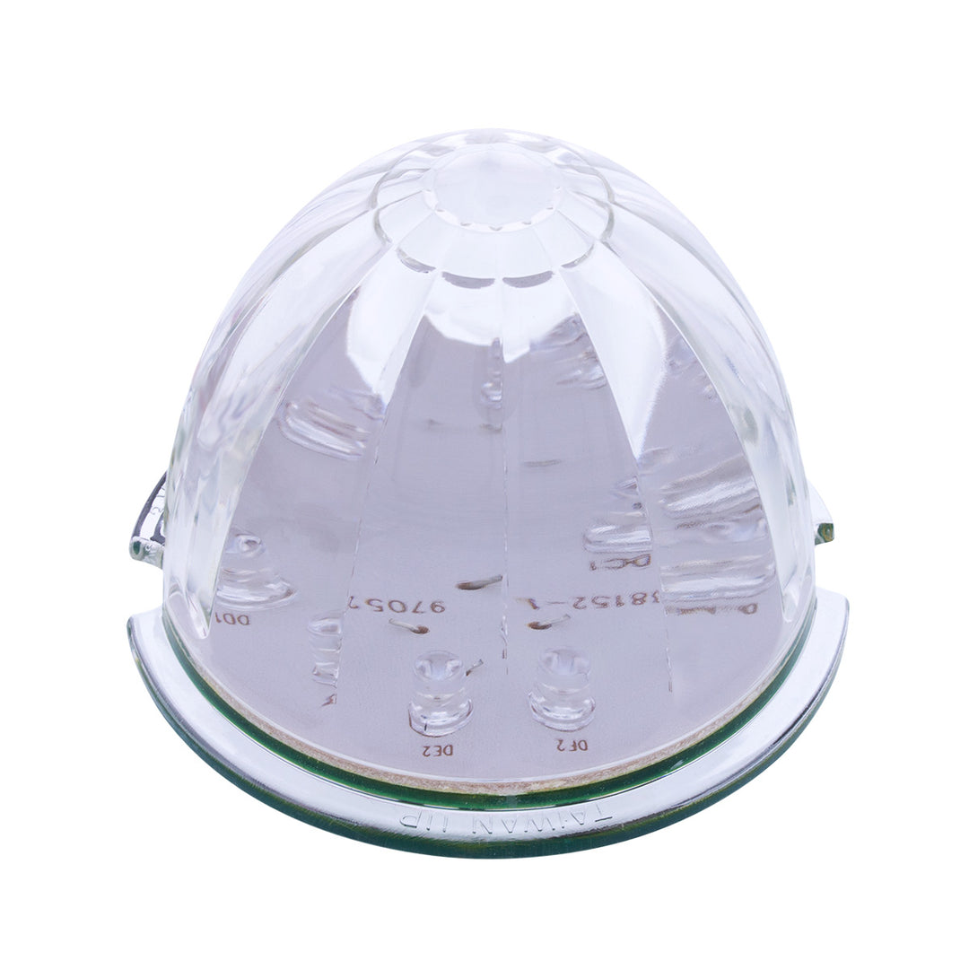 17 LED Watermelon Cab Light - Amber LED/Clear Lens (Bulk)