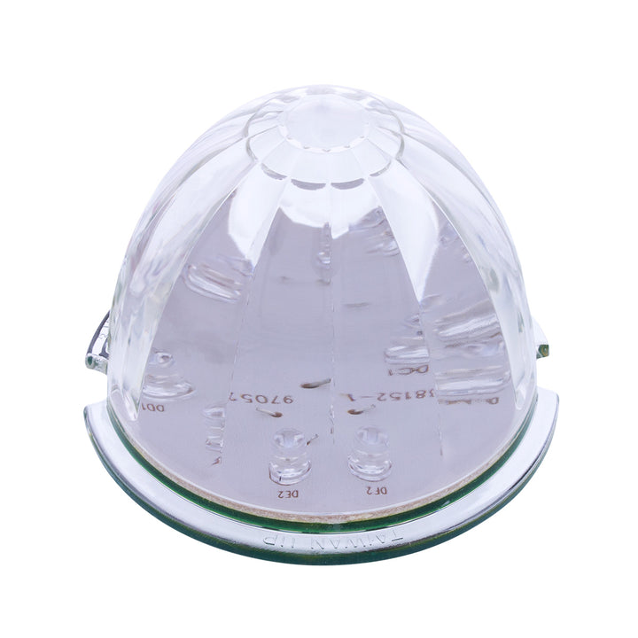 17 LED Watermelon Cab Light - Amber LED/Clear Lens (Bulk)