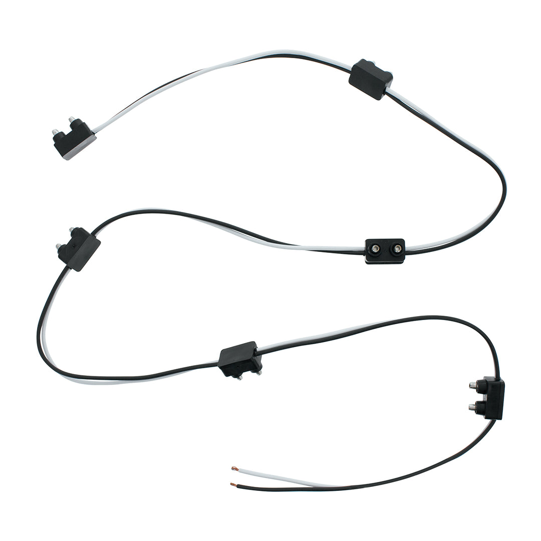 2 - Prong Plug Wiring Harness With 6" Lead Between Plugs - 6 Plugs