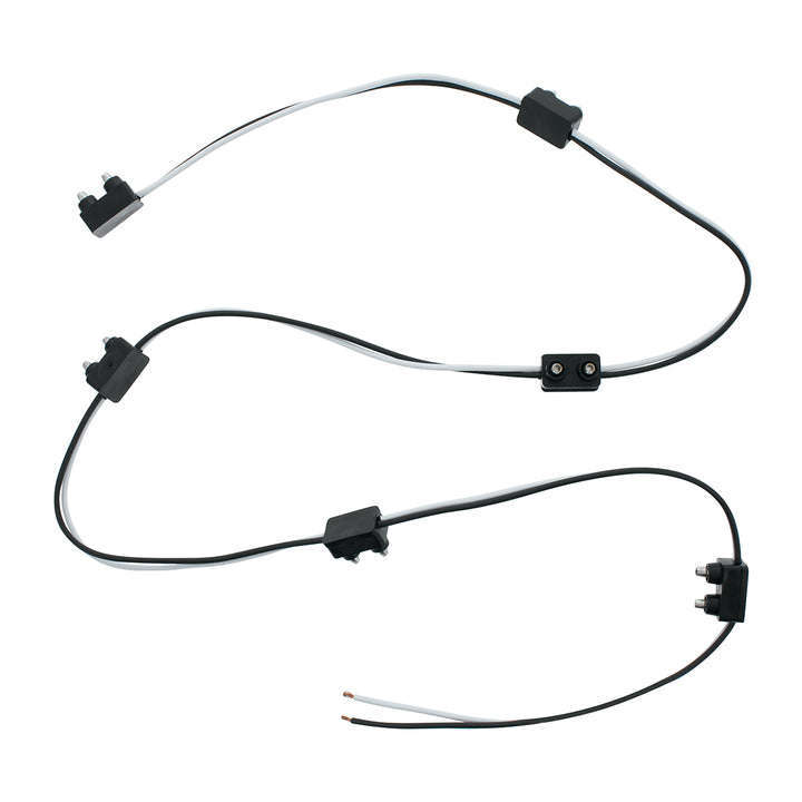 2 - Prong Plug Wiring Harness With 6" Lead Between Plugs - 6 Plugs
