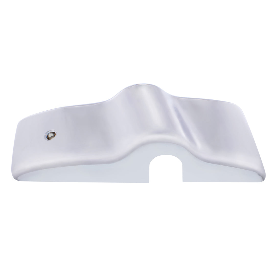 Chrome Plastic Bottom Mirror Post Cover For 1996-2010 Freightliner Century - Passenger