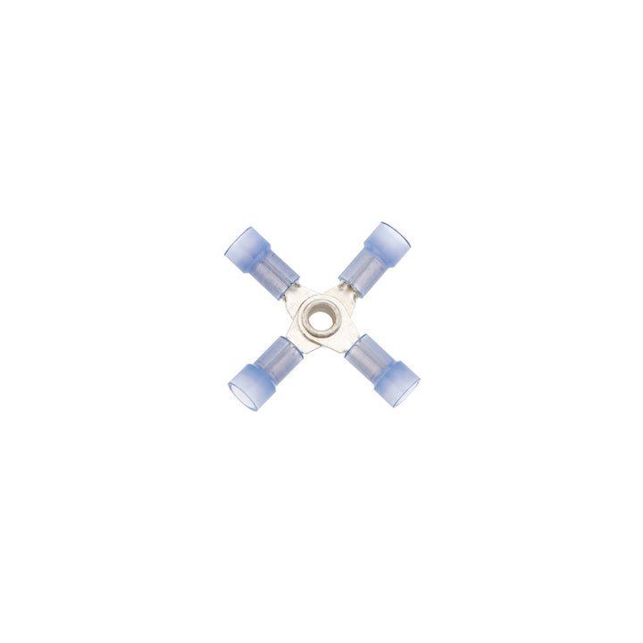 16-14 AWG 4 - Way (X) Nylon Connector (4-Pack)