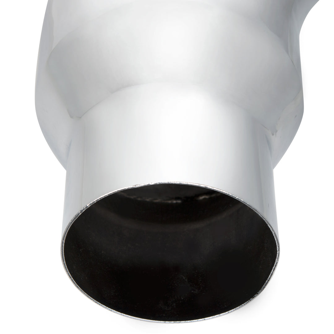 Chrome 58 Degree Angled Exhaust Elbow For Peterbilt 379 - 6" OD To 5" OD