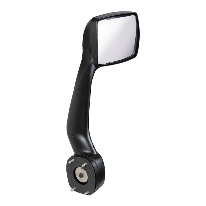 Black Hood Mirror For 2013-2021 Kenworth T680 &amp; 2012-2021 Peterbilt 579 - Passenger