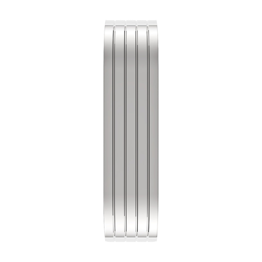 126" 430 Stainless Steel (18ga) Beaded Edge Ribbed Full Fender 54" Spread - SR Series (Pair)