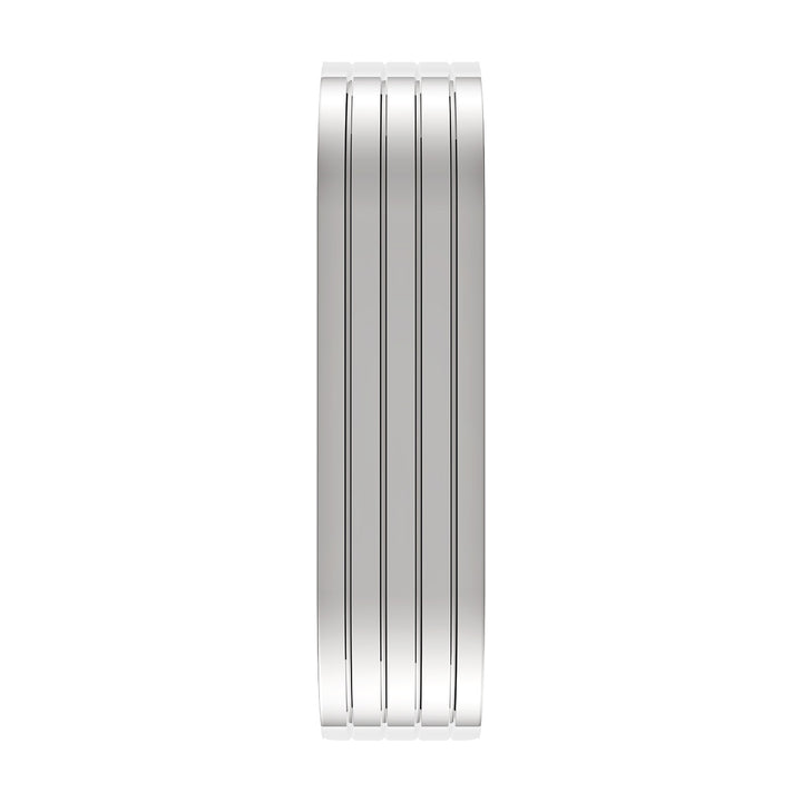 126" 430 Stainless Steel (18ga) Beaded Edge Ribbed Full Fender 54" Spread - SR Series (Pair)