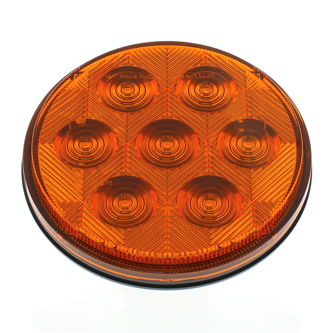 7 LED 4" Competition Series Turn Signal Light - Amber LED/Amber Lens (Bulk)