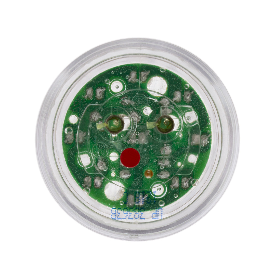9 LED 2" Round Light (Clearance/Marker) - Red LED/Clear Lens (Bulk)