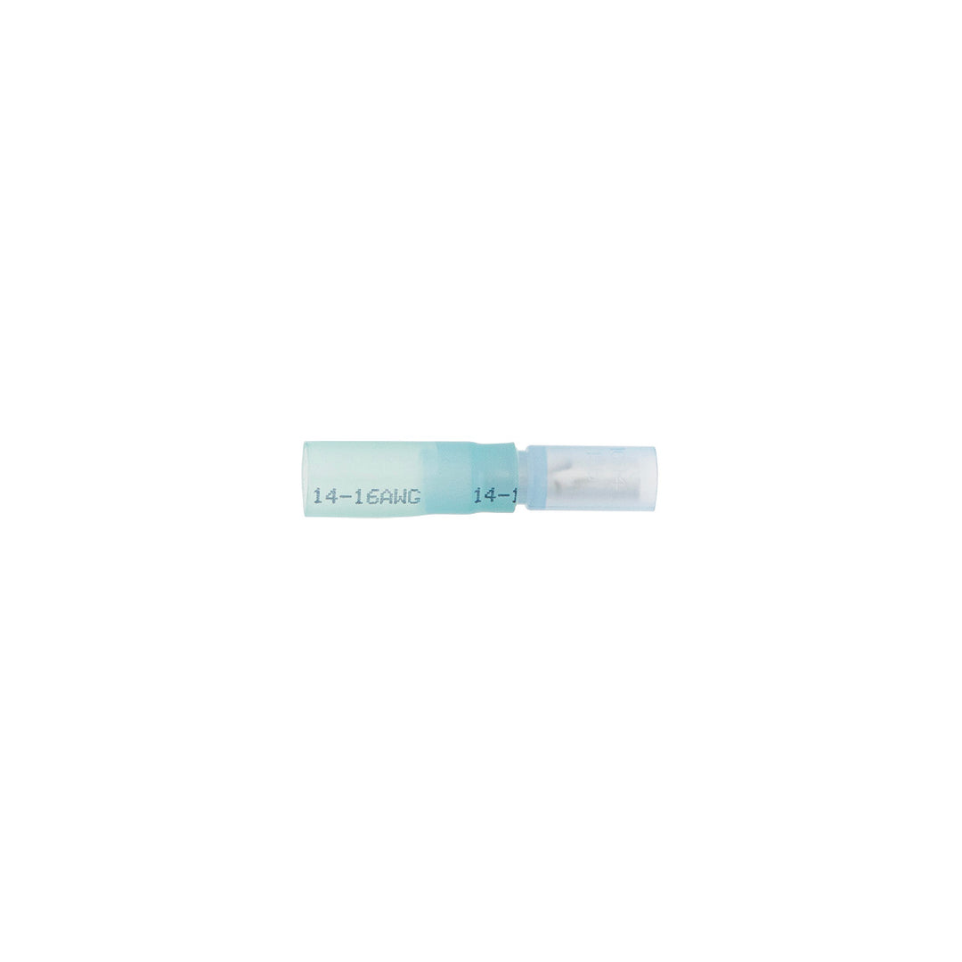 16-14 AWG .157 Tab CS Heat Shrink FM Receptacle - Blue (10-Pack)