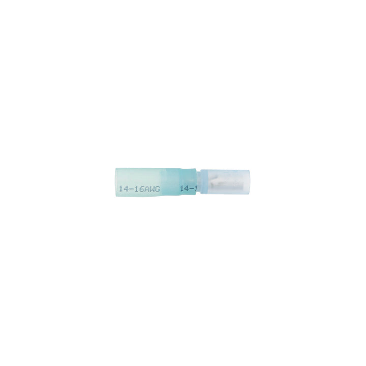 16-14 AWG .157 Tab CS Heat Shrink FM Receptacle - Blue (10-Pack)