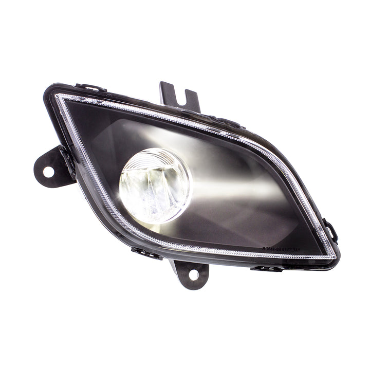 Black High Power LED Fog Light For 2018-2024 Freightliner Cascadia - Passenger