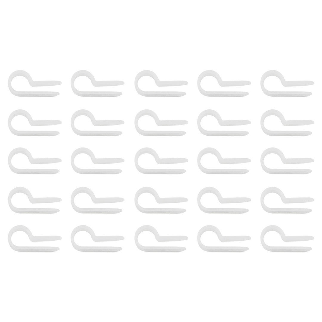 1/4" I.D. Natural Nylon Cable Clamps (25-Pack)