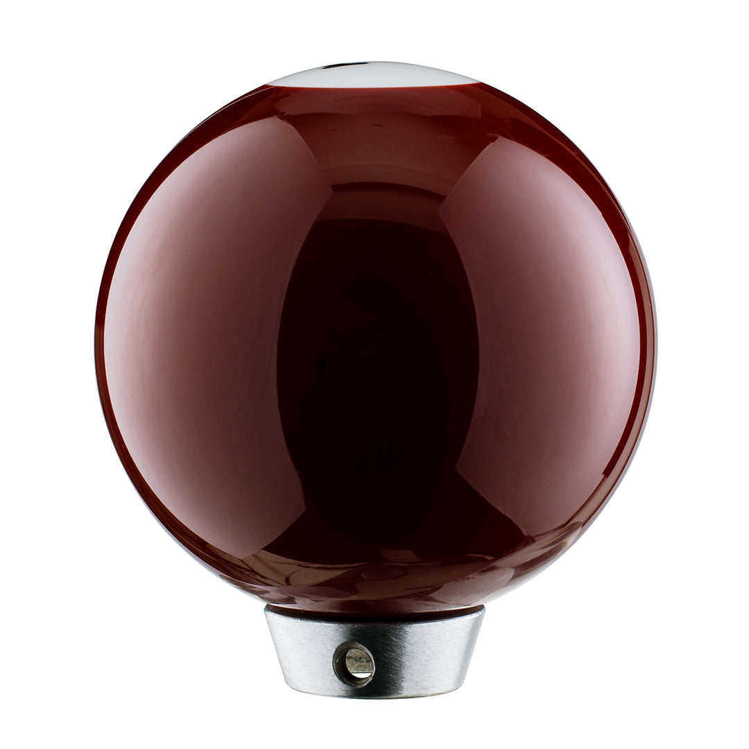 Number 7 Pool Ball Gearshift Knob - Gloss Maroon