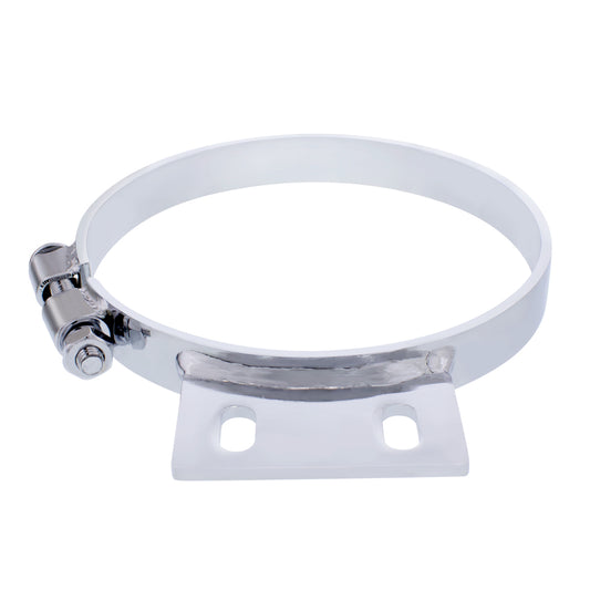 7" Chrome Cab Exhaust Clamp For Peterbilt