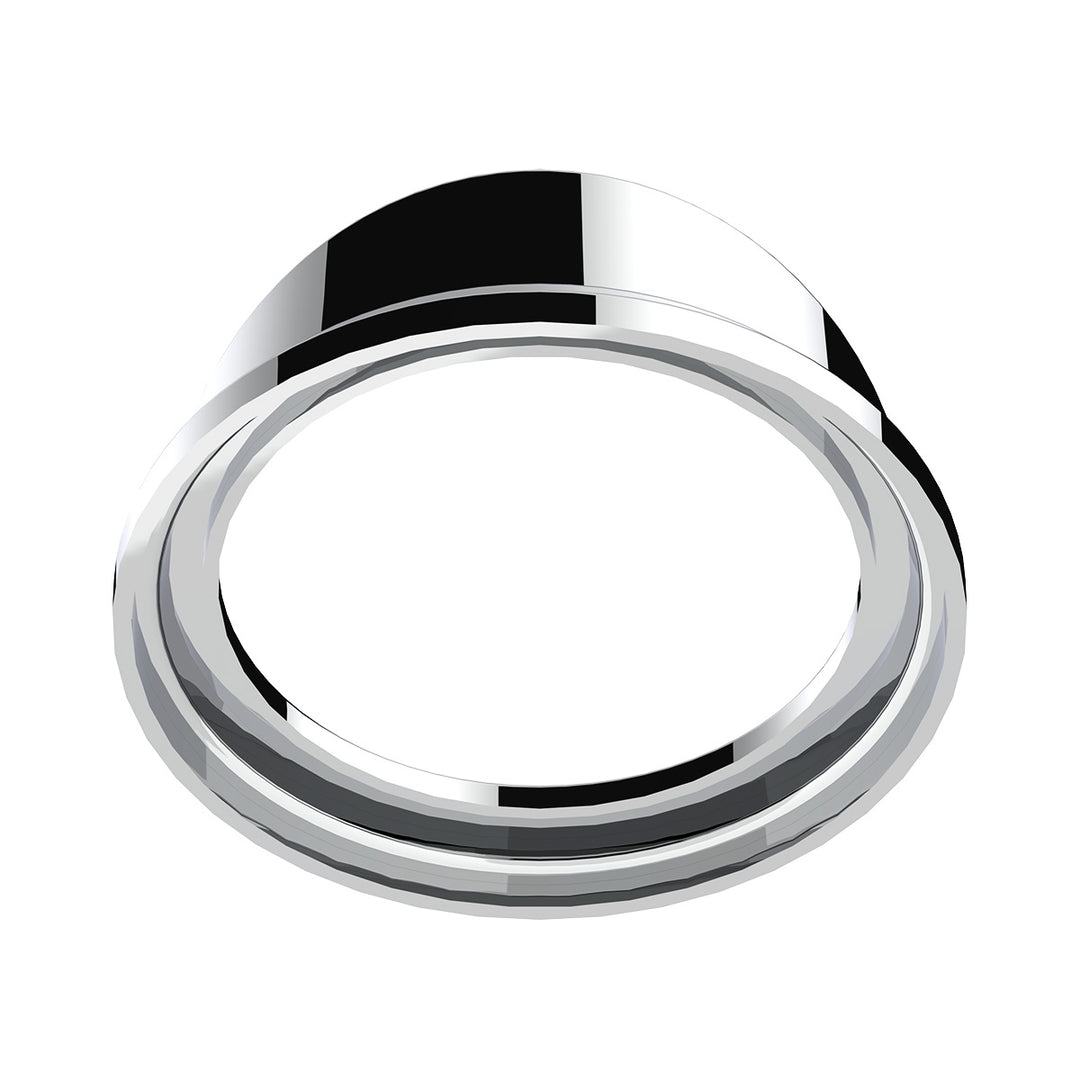 Chrome Plastic Pyrometer Gauge Bezel With Visor For Freightliner - Classic Design