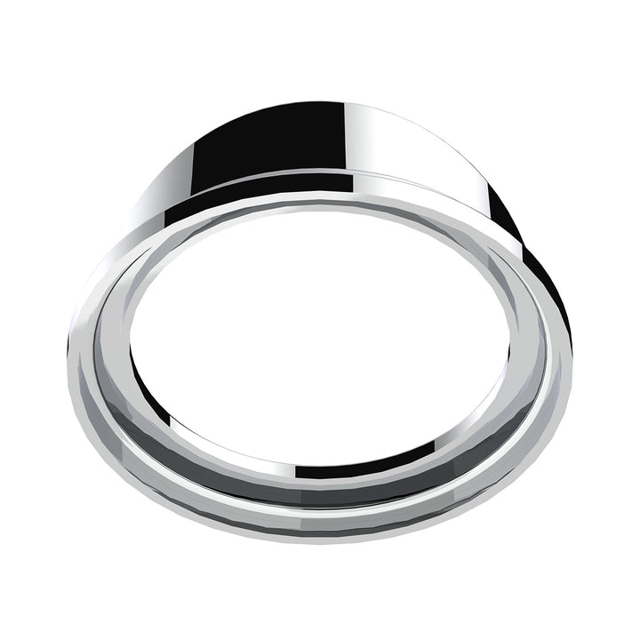 Chrome Plastic Pyrometer Gauge Bezel With Visor For Freightliner - Classic Design
