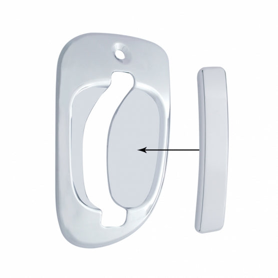 Chrome Exterior Door Handle Cover For Freightliner Cascadia (2008-2017) And M2 (2004+) - Passenger
