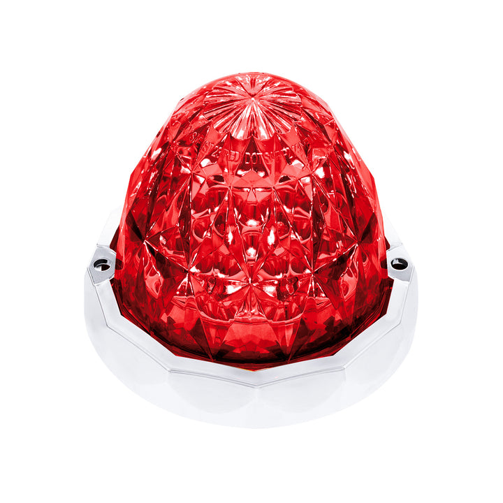 19 LED Dual Function Crystal Watermelon Light Kit With Bezel - Red LED/Red Lens