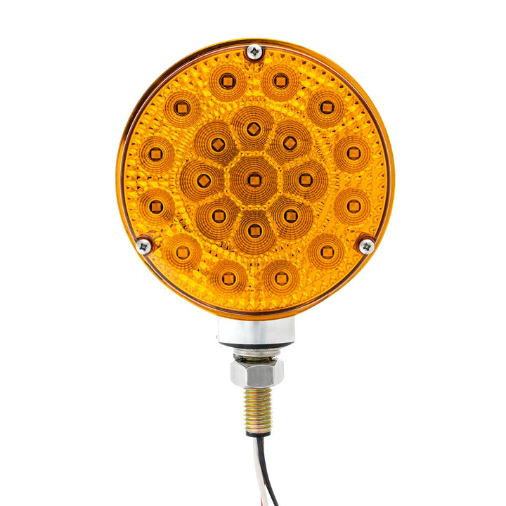 42 LED Reflector Double Face Competition Series Turn Signal Light - Amber &amp; Red LED/Lens