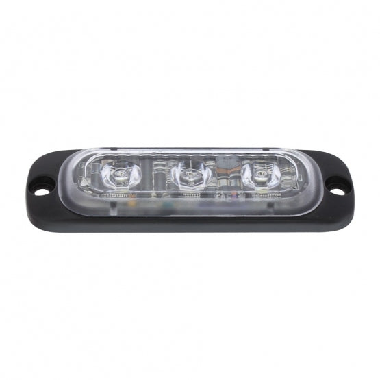 3 High Power LED Super Thin Warning Light - Amber LED (Bulk)