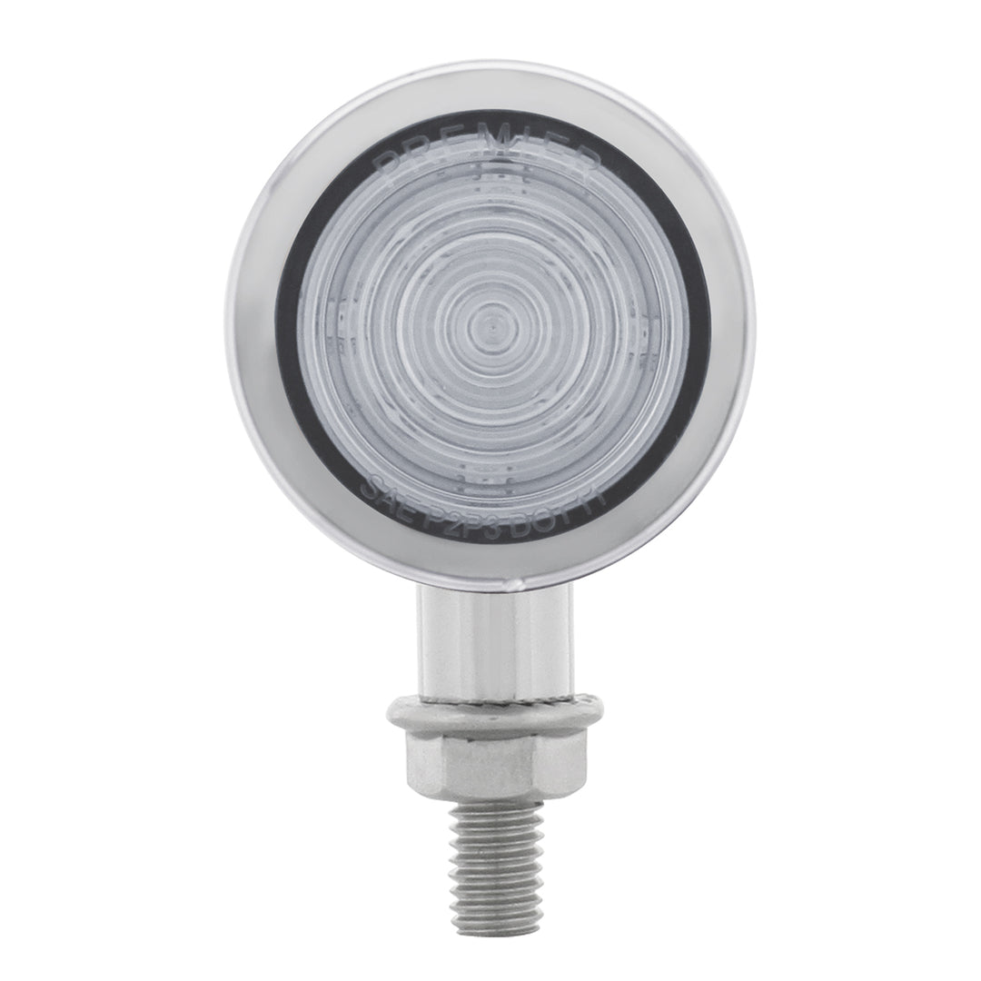 9 LED Mini Bullet Light - Amber LED/Clear Lens