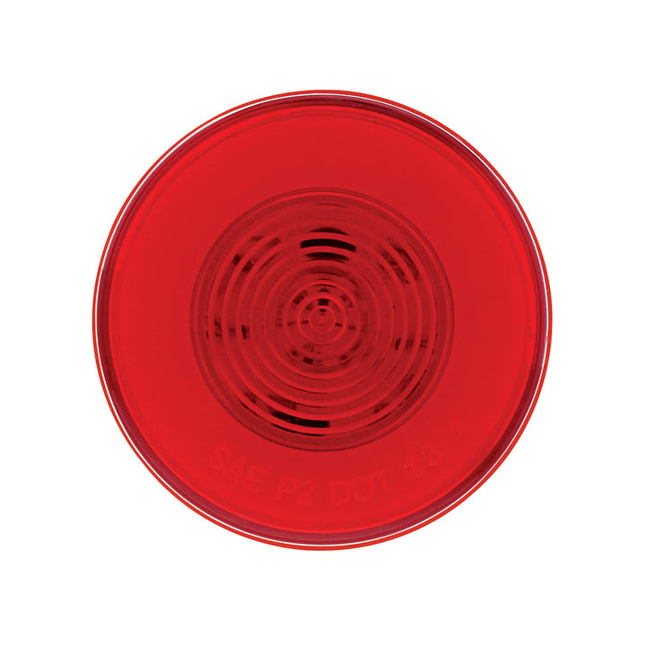 9 LED 2-1/2" Round GloLight (Clearance/Marker) - Red LED/Red Lens (Bulk)