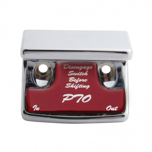 "PTO" Switch Guard With Red Sticker