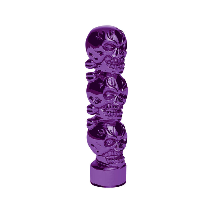 1/2" - 13 Thread-On 3 Skull Candy Color Shift Knob - Candy Purple