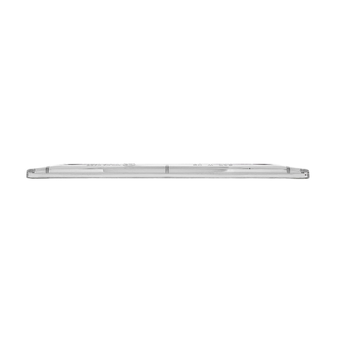 6 High Power LED Super Thin Warning Light - White LED/Clear Lens (Bulk)
