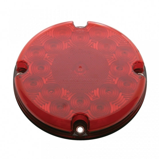 17 LED 7" Light (Stop, Turn &amp; Tail) - Red LED/Red Lens (Bulk)