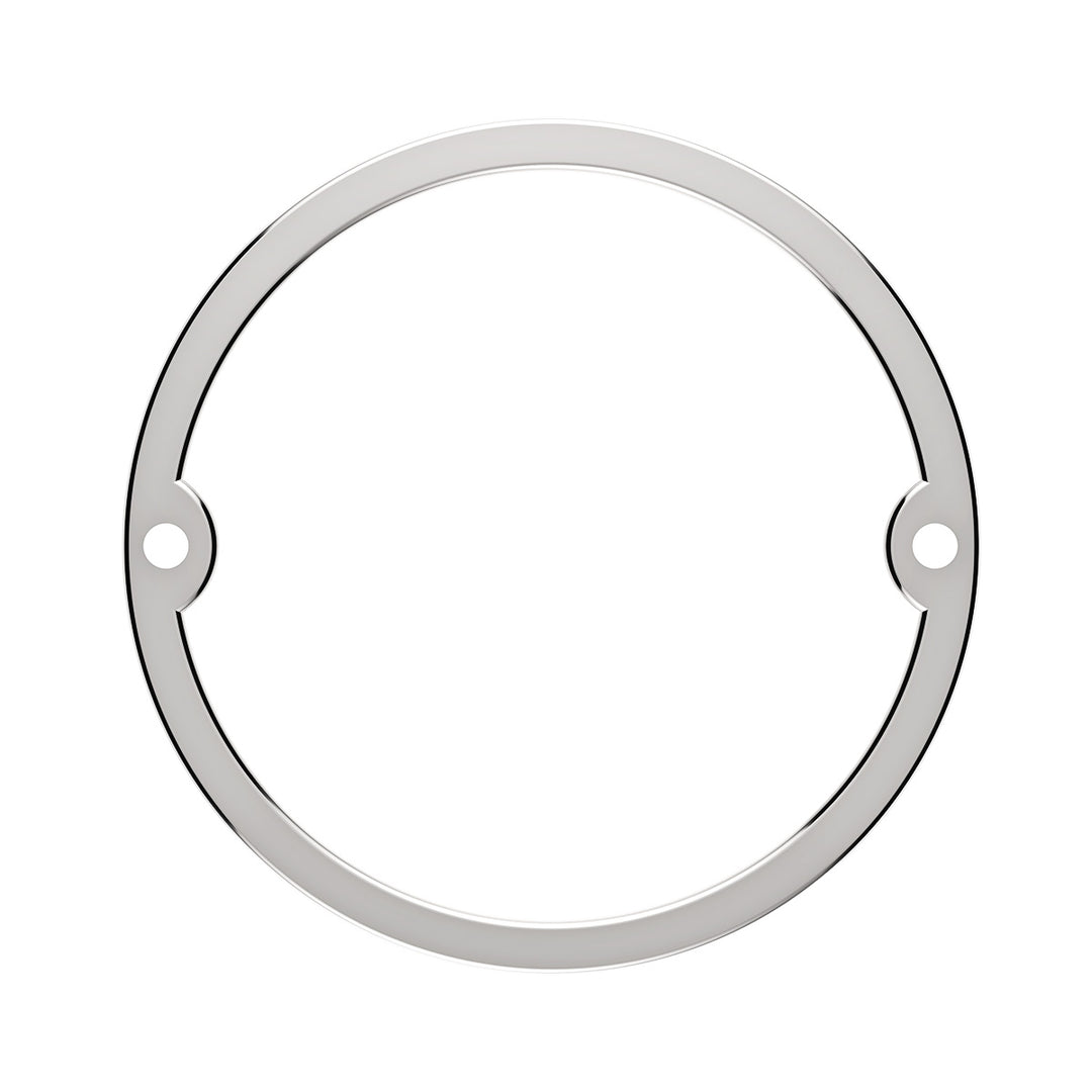 Stainless Steel Low Profile Cab Light Bezel
