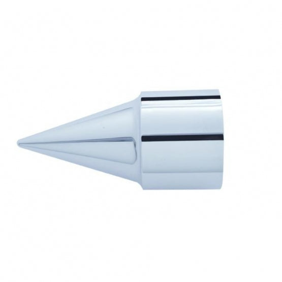 1-1/2" x 4-1/4" Chrome Plastic Stiletto Nut Cover - Push-On (Bulk)