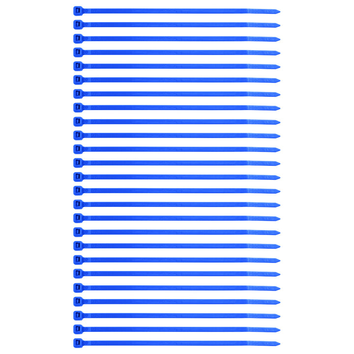 5.5" Blue Nylon Cable Zip Ties 40 Lbs (25-Pack)
