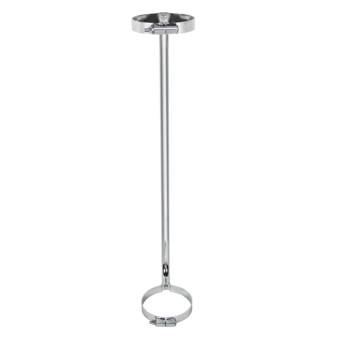 34" Chrome Exhaust Grab Handle - 6" Clamp