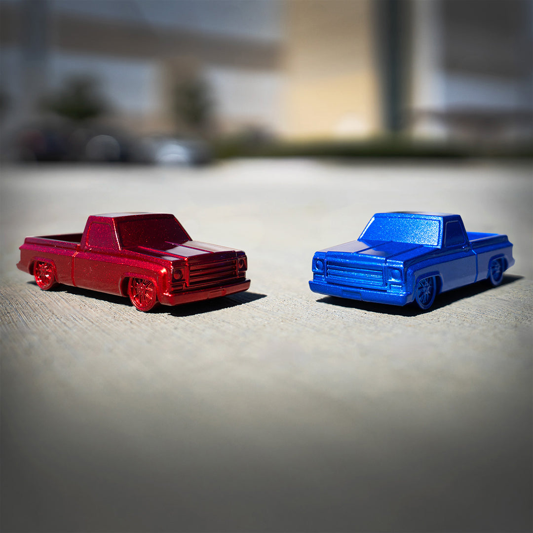 Solid Die-Cast 1973-1987 Chevrolet Truck Style Paper Weight - Pearl White
