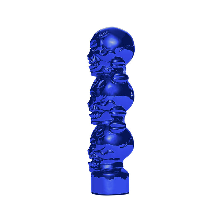 1/2" - 13 Thread-On 3 Skull Candy Color Shift Knob - Indigo Blue