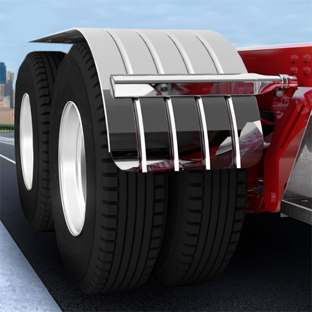 60" 430 Stainless Steel (16ga) Half Fender - SR Series (Pair)
